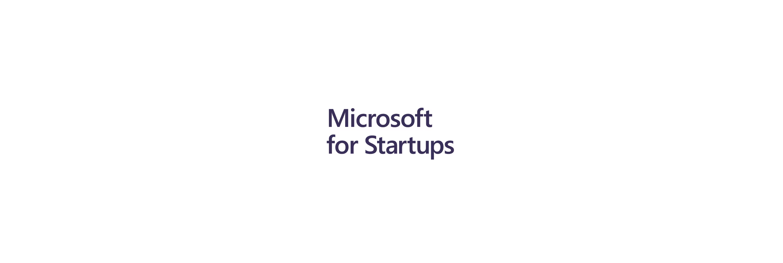 Microsoft For Startups